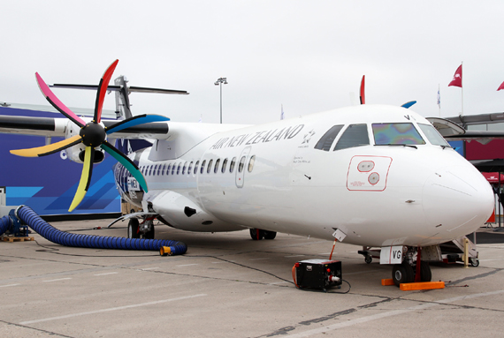 Für Air New Zealand bestimmte ATR72 - Foto: Thomas Ranner