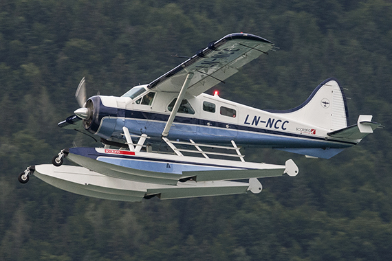 De Havilland DHC2 Beaver Wasserflugzeug LN-NCC Scalaria 2015 Foto Florian Bartonek