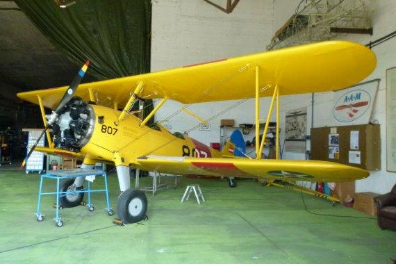 Zwei Boeing Stearman sollen in Kürze ebenfalls flügge sein.