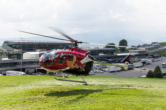 Red Bull Air Race Spielberg 2015 Media Day Hannes Arch BO105 BO-105 Peter Hollos - PH5_6604