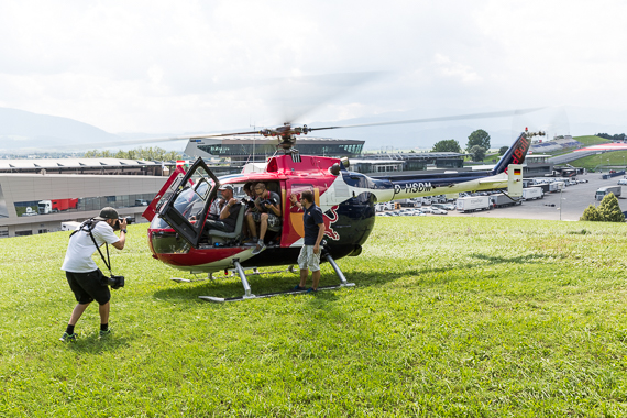 Red Bull Air Race Spielberg 2015 Media Day Hannes Arch BO105 BO-105 Peter Hollos - PH5_6613