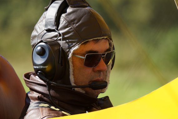 AirChallenge Styria 2015 Anton Wildberger_030 Pilot mit Lederhaube AirChallenge Styria 2015 Anton Wildberger_030 Pilot mit Lederhaube