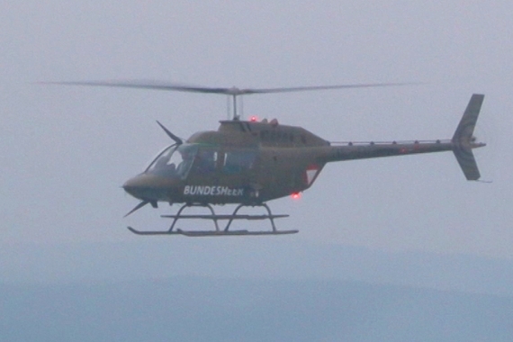OH-58 Kiowa im Anflug auf Wien OH-58 Kiowa im Anflug auf Wien