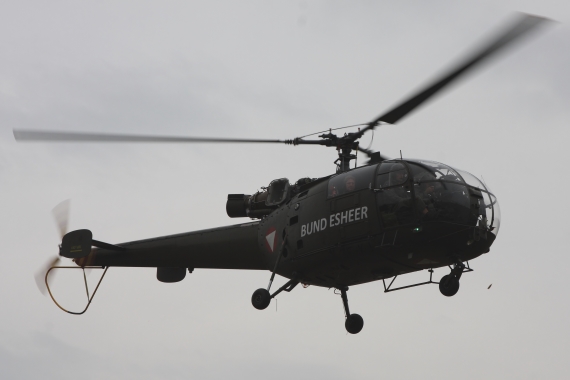 Bundesheer Nationalfeiertag Arrival Alouette III Heldenplatz Vienna 191015 Robert Erenstein