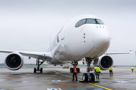 Finnair A350 ERstlandung Wien 14102015Tobias Bosina_2