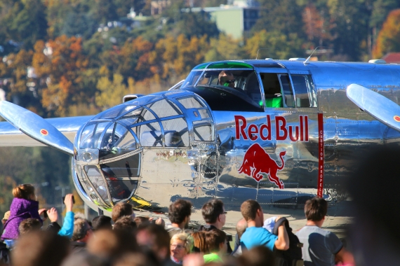 Flughafenfest Innsbruck 2015 Foto CSchöpf B-25 Flying Bulls