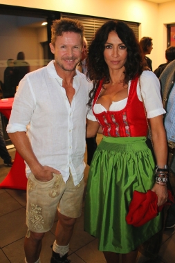 Felix Baumgartner mit Freundin Mihaela Rãdulescu Schwartzenberg