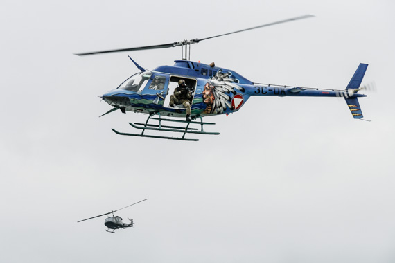 Stets ein Highlight: die Flieger des österreichischen Bundesheeres. - Foto: U. Lehner / Austrian Wings Media Crew