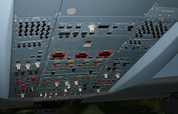 Airbus A350 Overhead Panel