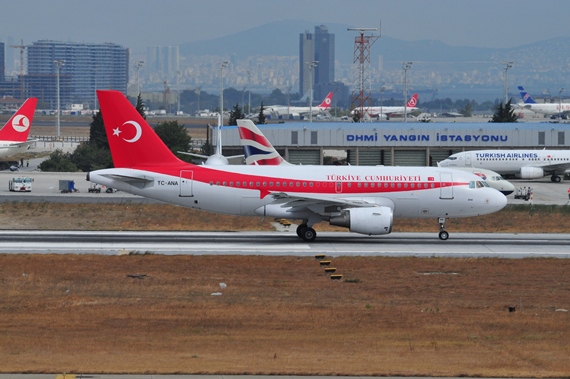 12. IST, by Andy Herzog Turkish Air Force One A319 TC-ANA