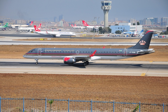 19. IST, by Andy Herzog Royal Jordanian Embraer E-195 JY-EMB