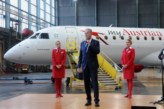 Reinhold Mitterlehner AUA myAustrian Foto Austrian Wings Media Crew