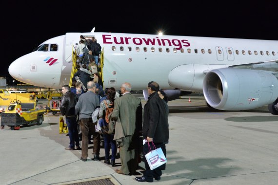 Eurowings Erstflug Passagiere Foto Huber Austrian Wings Media Crew DSC_0737