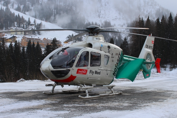 Von Dezember bis April ist Airmed-1 am Nassfeld in Kärnten stationiert.