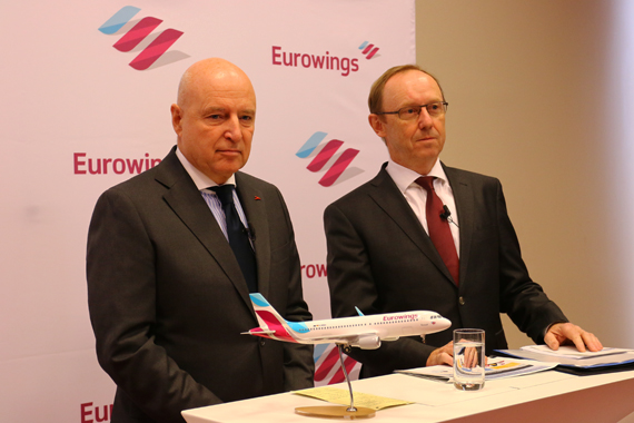 Kay Kratky (Austrian Airlines) und Karl Ulrich Garnadt (Eurowings)