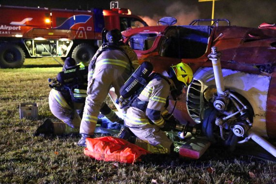 Salzburg Airport Notfallübung Presse 6 zvg