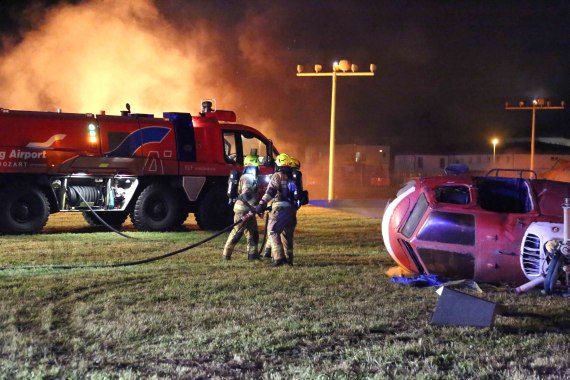 Salzburg Airport Notfallübung Presse 7 zvg