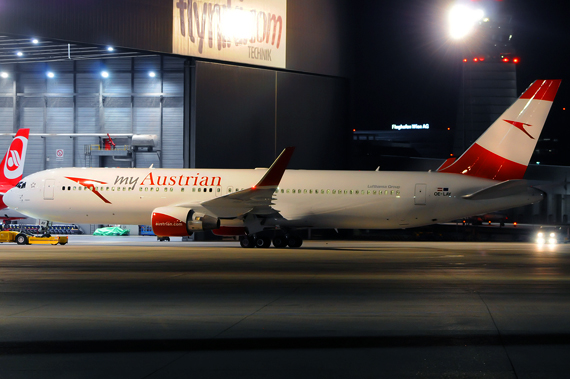 myAustrian Boeing 767-300ER OE-LAY - Foto Austrian Wings Media Crew