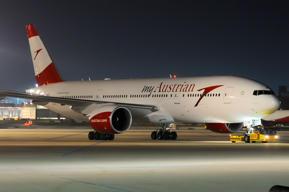 myAustrian Boeing 777 OE-LPD - Foto Austrian Wings Media Crew