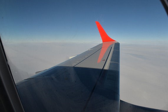 AUA Austrian Airlines Embraer Erstflug 04012016_Str_Foto Huber Austrian Wings Media Crew_005_Symbolbild Sujetbild Flugverkehr