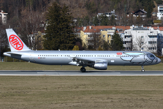 Niki Airbus A321 OE-LEZ - Foto: Christian Zeilinger Niki Airbus A321 OE-LEZ - Foto: Christian Zeilinger