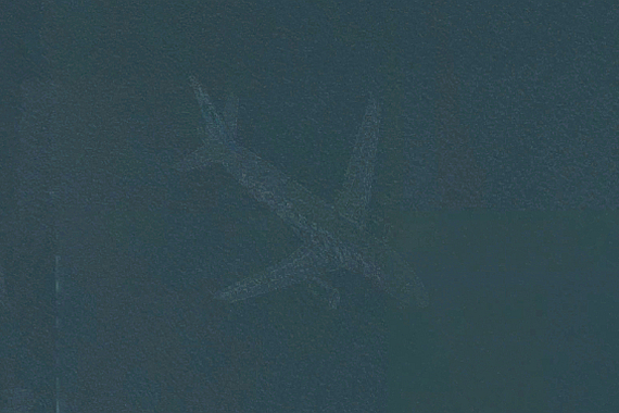 Das vermeintlich am Grund des Lake Harriet liegende Flugzeug ist lediglich das Resultat von Fotoüberlagerungen. - Foto: Screenshot Google Earth