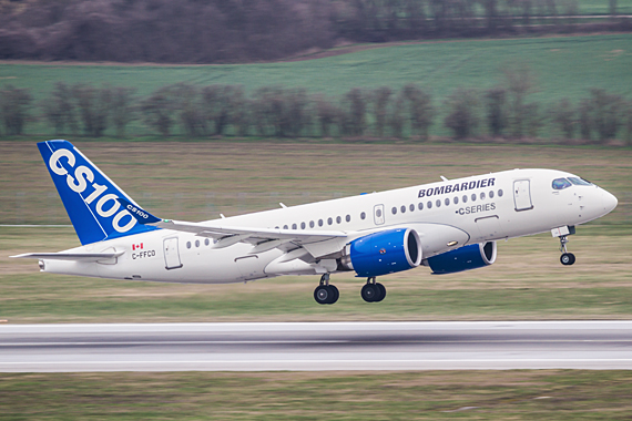 CS100 ERstlandung Wien Bombardier CSeries Start Thomas Ranner_01