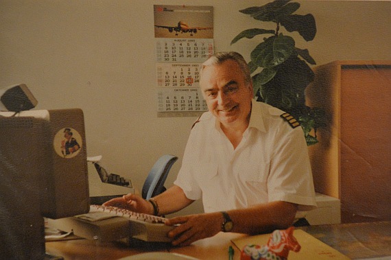 Lenz 1993 in seinem Wiener Büro.
