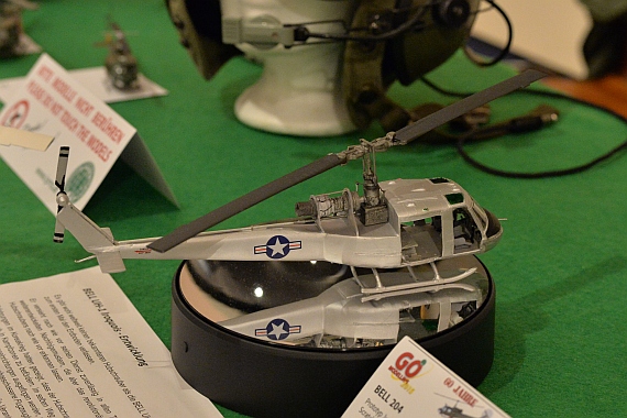 Ein eigener Stand widmete sich dem UH-1 Huey, der heuer sein 60-jähriges Jubiläum feiert. Ein eigener Stand widmete sich dem UH-1 Huey, der heuer sein 60-jähriges Jubiläum feiert.