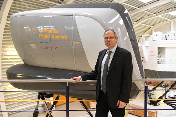 Thomas Heinrich, Head of Simulator Operations bei Lufthansa Flight Training Vienna