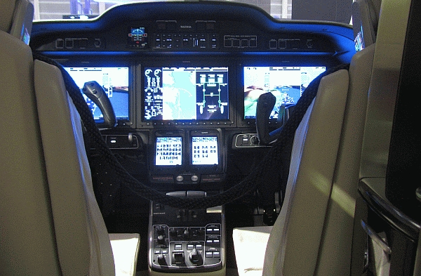 HondaJet Cockpit - Foto: Wikimedia Commons CC BY 3.0 HondaJet Cockpit - Foto: Wikimedia Commons CC BY 3.0