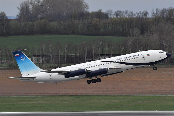 Islamic Republic of Iran Boeing 707-300 EP-AJD 1002 Abflug 01042016 Foto Huber Austrian Wings Media Crew_013