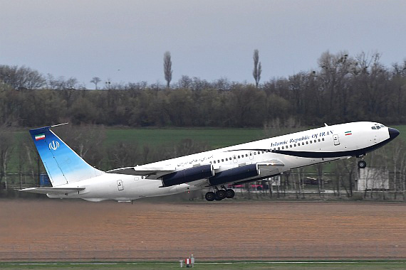 Islamic Republic of Iran Boeing 707-300 EP-AJD 1002 Abflug 01042016 Foto Huber Austrian Wings Media Crew_014