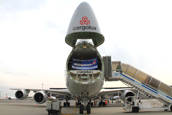 LX-VCM Cargolux Boeing 747-8 Foto Austrian Wings Media Crew