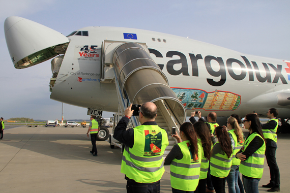 Cargolux Boeing 747-8F LX-VCM Foto Austrian Wings Media Crew