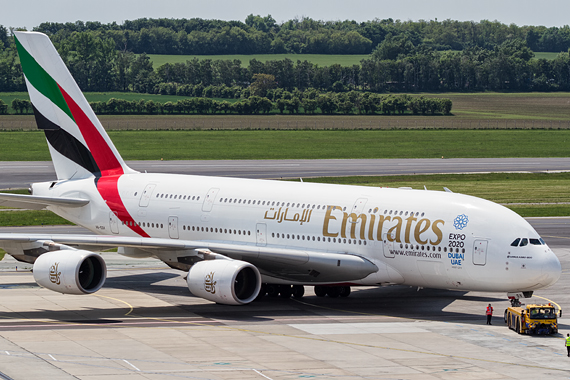 A6-EDV Emirates Airbus A380 Flughafen Wien 20052016_Thomas Ranner_002