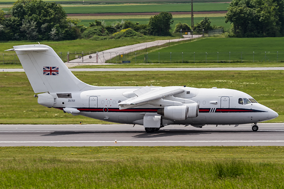 BAE 146 Britische Luftstreitkräfte Royal Air Force Syriengipfel Wien 2016 Foto Thomas Ranner