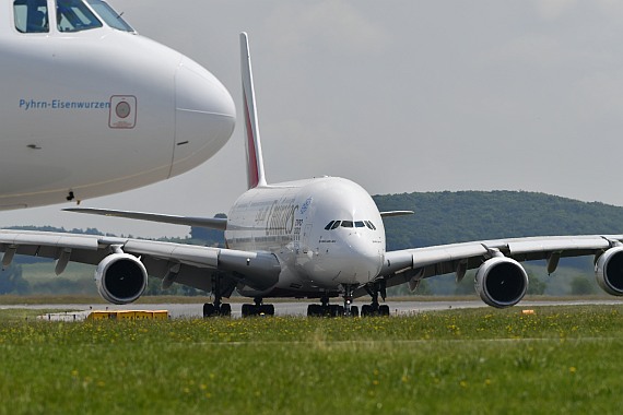 DSC_0150 Emirates Airbus A380 A6-EDV 20052016 Flughafen Wien Foto Huber Austrian Wings Media Crew