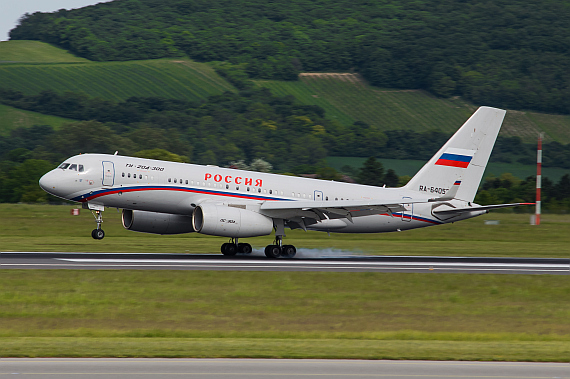 Aus Russland kam diese TU-204-300 - Foto: Matthias Laposa Aus Russland kam diese TU-204-300 - Foto: Matthias Laposa