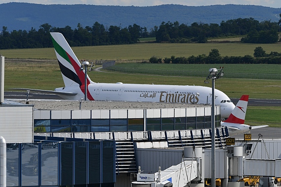 DSC_0029 Emirates Airbus A380 Flughafen Wien 21062016 Foto Huber Austrian Wings Media Crew