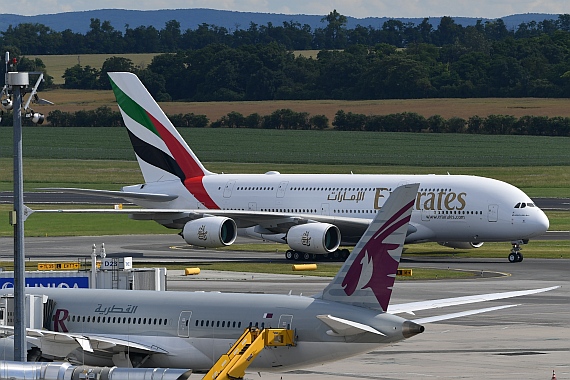 DSC_0035 Emirates Airbus A380 Flughafen Wien 21062016 Foto Huber Austrian Wings Media Crew