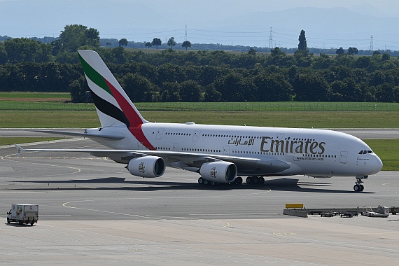 DSC_0184 Emirates Airbus A380 Flughafen Wien 21062016 Foto Huber Austrian Wings Media Crew