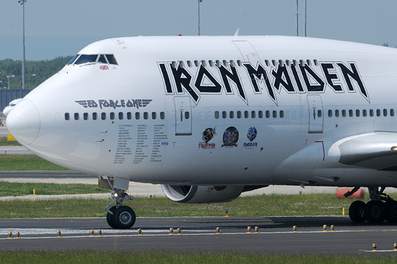 Ed Force One Iron Maiden Boeing 747-400 - TF-AAK Start   - Foto Austrian Wings Media Crew