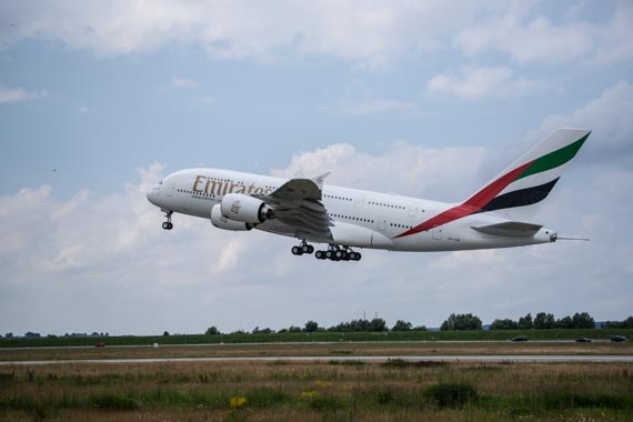 Ingrid Muhr Emirates Airbus A380 A6-EUB Start in Hamburg Finkenwerder nach Wien am 21. Juni 2016_008