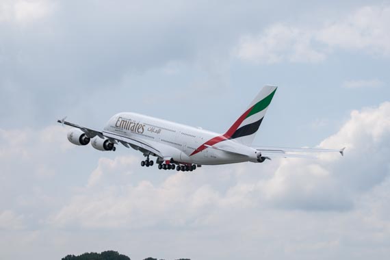 Ingrid Muhr Emirates Airbus A380 A6-EUB Start in Hamburg Finkenwerder nach Wien am 21. Juni 2016_009