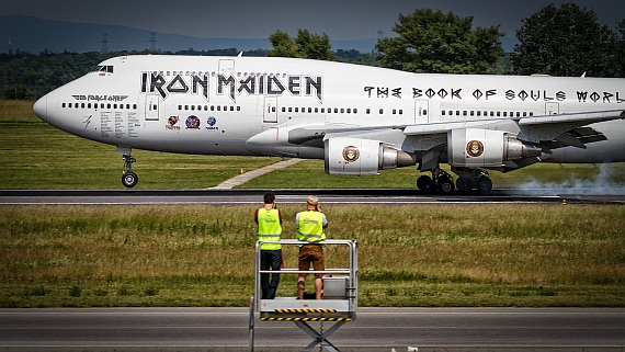 Iran Maiden Ed Force One Boeing 747-400 TF-AAK Wien 04062016 Foto Thomas RAnner