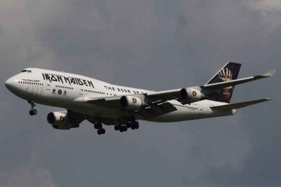 Iron Maiden Boeing 747-400 Ed Force One TF-AAK Foto Kevin Schrenk_001