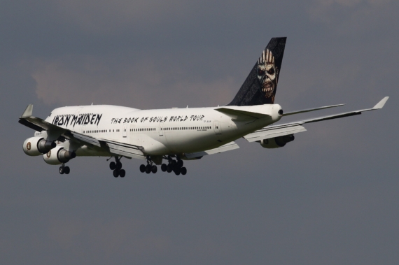 Iron Maiden Boeing 747-400 Ed Force One TF-AAK Foto Kevin Schrenk_003