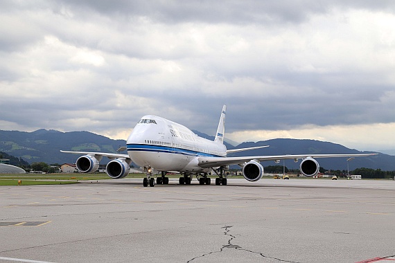 9K-GAA Erstlandung Boeing 747-8 Kuwait Flughafen Salzburg Juli 2016 Foto SZG_002 9K-GAA Erstlandung Boeing 747-8 Kuwait Flughafen Salzburg Juli 2016 Foto SZG_002