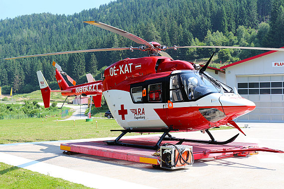 BK-117 DRF ARA-Flugrettung Notarzthubschrauber OE-XAT Foto Christian Köck